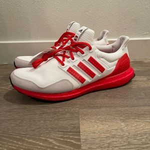 Adidas Ultraboost Lego White/Red Mens Sneakers Size 12 H67955